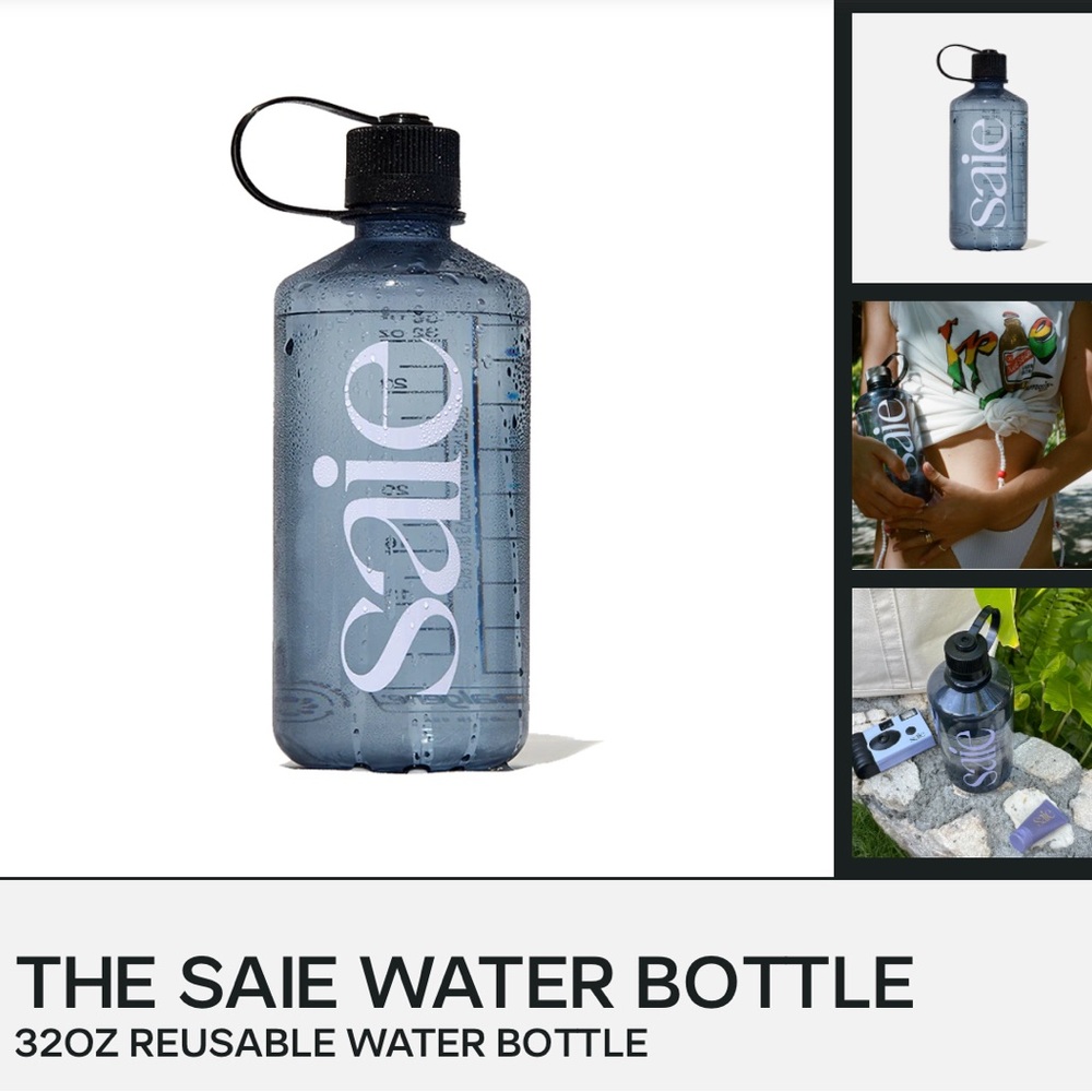 Saie Blue Water Bottle
